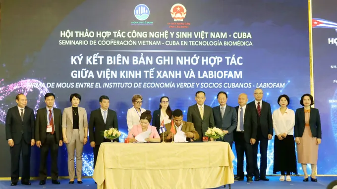 Thúc đẩy hợp tác công nghệ y sinh giữa Việt Nam – Cuba Thúc đẩy hợp tác công nghệ y sinh giữa Việt Nam – Cuba